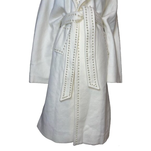 Atoir Addicted To Love Pearl Coat in Cloud Large New Womens Trench Jacket - Picture 7 of 16